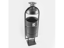 Урна "Рубин 20" с крышкой, пепельницей