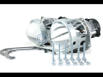 Комплект Hella 3R с рамками для замены штатных линз Visteon на автомобилях Ford Focus 2 (2004-2011), Ford Focus 3 (2011-), Ford Mondeo 4 (2008-), Land Rover Freelander 2 (2006-2012)