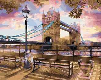 Картина по номерам 40х50 GX 33727 Лондонский мост