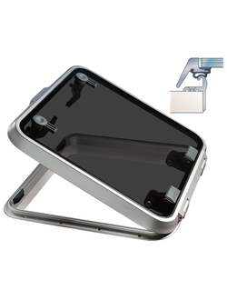 Люк палубный «Ocean», высокий профиль, база с фланцем, размер 54