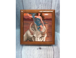 Шкатулка с символикой "Быка" №9