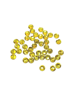 Стразы термоклеевые стекло, SS06 цвет Citrine
