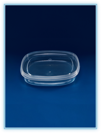 Банка 170 мл. квадратная с крышкой/10шт. в упаковке