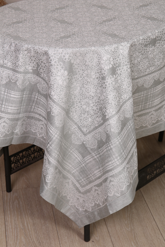 СКАТЕРТЬ "КРУЖЕВНАЯ" 170Х170 ВИД 1