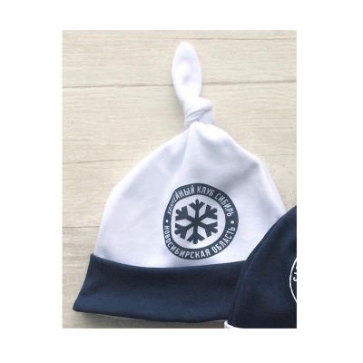 Шапочка УЗЕЛОК ХК «СИБИРЬ» белая (р.42)