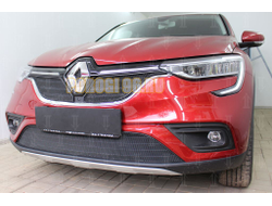 Защита радиатора Renault Arkana 2018- black низ PREMIUM