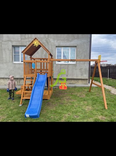 Детская площадка IgraGrad Крафт Pro 3 (скат 2,2)