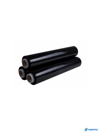 Стретч-плёнка ручная 23мкр*500мм*300м чёрная купить в Челябинске | КВИРТЕК