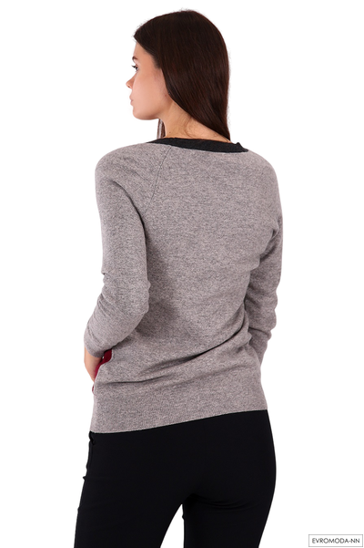 Пуловер женский кашемир Сахар-F-582