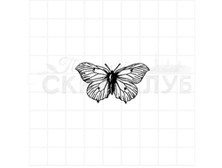 Штамп для скрапбукинга бабочка парящая