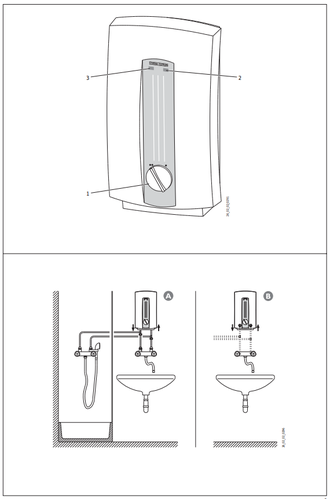 Электрический проточный водонагреватель STIEBEL ELTRON DHA 4/8