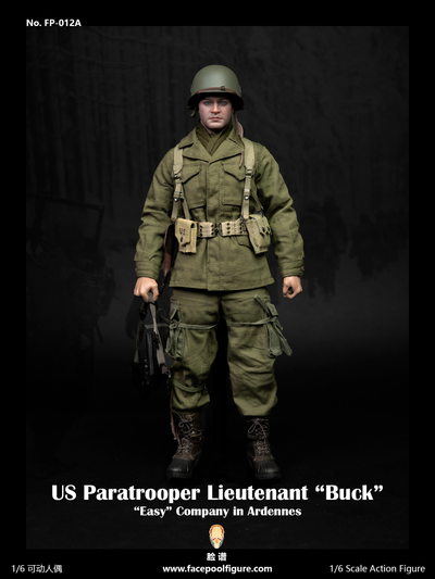 Американский десантник в Арденнах (зимняя форма) - КОЛЛЕКЦИОННАЯ ФИГУРКА 1/6 US Paratrooper Lieutenant Buck (FP-012A) - Facepoolfigure