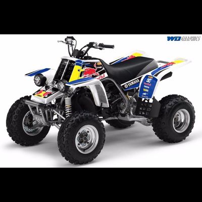 Наклейки на квадроцикл Yamaha YFZ 350 Banshee #545 redbull