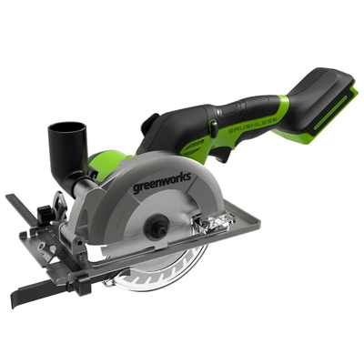 Циркулярная мини пила аккумуляторная Greenworks G24MCS 24V