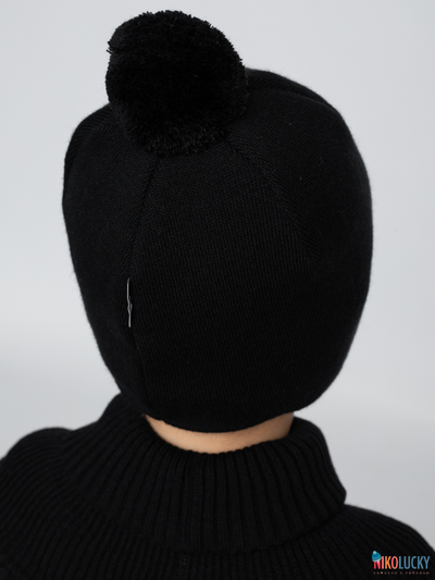 Шапка 24201-02 х/б подклад, черный 52-54