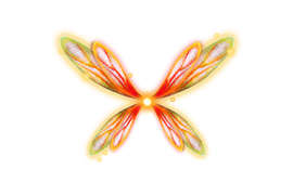 Волшебные крылья феи Legenda Vincento, клипарт на прозрачном фоне, фэнтези картинки для дизайна.