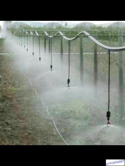 Подвес для микродождевателя / фоггера (6мм Н), с клапаном &quot;антикапля&quot;, 30 см