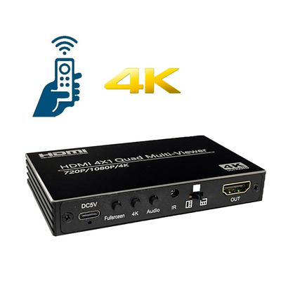 DE/VT-941 4к четырёхканальный HDMI-переключатель/мультиплексор 4К 4x1