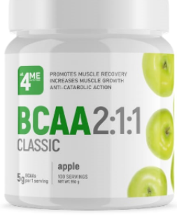 4me bcaa classic 550гр. яблоко