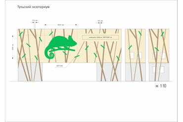 Проект фасада экзотариум