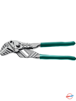 Клещи переставные-гаечный ключ Kraftool Vise-Wrench 180мм 22063
