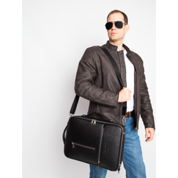 Кожаная сумка-рюкзак Castenaso black (арт. 3108-01)