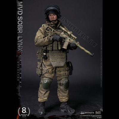 Автомат АС «Вал» с обвесом 1/6 (78059) - DAMTOYS
