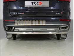 Защита задняя 60,3 мм ТСС для Chery Tiggo 8 pro 2021-…