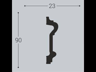 Наличник Н1 - 90*23*2000мм