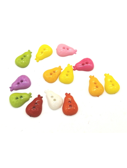 Пуговицы детские микс, груши