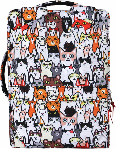 Рюкзак сумка для ноутбука 15.6 - 17.3 дюймов Optimum, зверополис