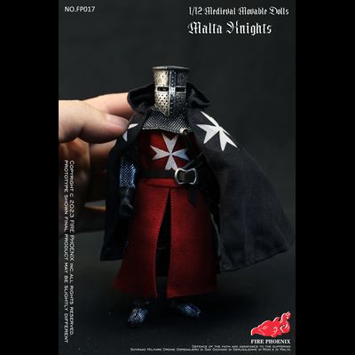 Рыцарь мальтийского ордена - Коллекционная фигурка 1/12 SCALE Medieval Malta Knights (FP017) - FIRE PHOENIX