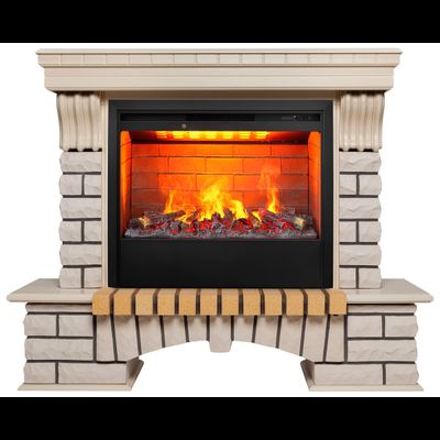 Электрокамин Country WT с очагом 3D Helios 26