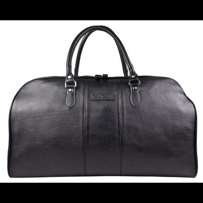 Кожаная дорожная сумка Campelli black (арт. 4014-01)