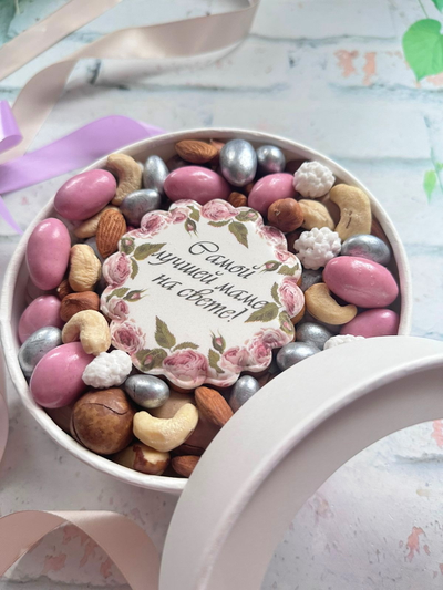 Набор в шляпной коробке "Лучшей маме"