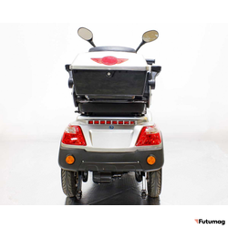 Электроскутер Трайк GreenCamel Пони 4K Серебристый