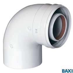 Коаксиальный отвод 90°, диам. 60/100 мм, без муфты , MT71410151