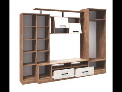 Гостиная "Оскар-5" Дуб крафт табачный (ТЭКС)