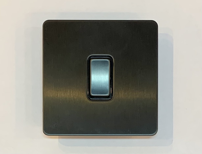 Переключатель 1-клавишный T&J Electric Ultimate II Gun Metal