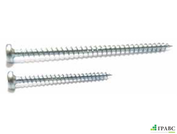 Саморез универсальный с полукруглой гол, c насечк, оцинк, шлиц PZ 1, 3,0 x 16 mm