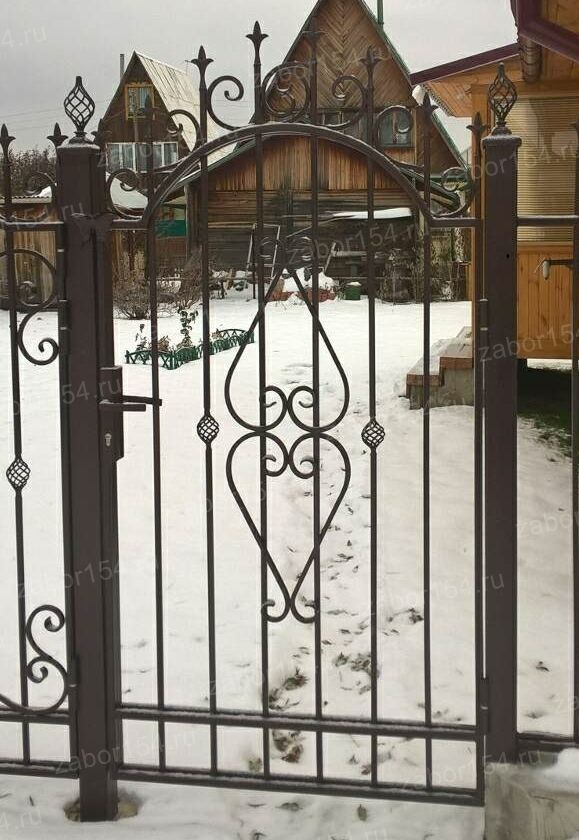 арочная калитка ковка новосибирск