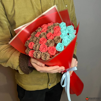 Букет из 51 шоколадной розы «Гармония» фото2