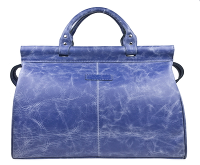 Кожаный саквояж Veano blue (арт. 4004-07)