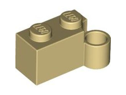 Hinge Brick 1 x 4 Swivel Base, Tan (3831 / 4215138 / 4508650 / 6334219)