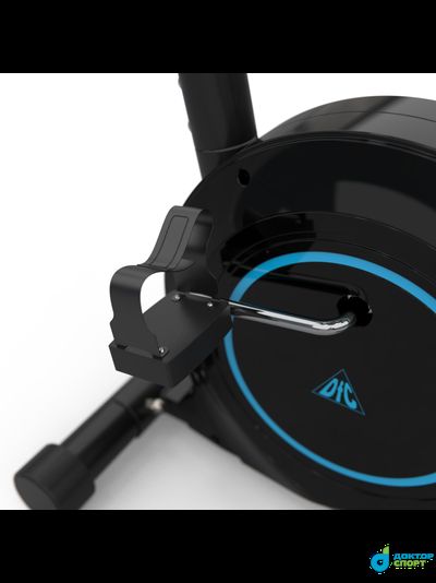 Велотренажер DFC B504BB магнитный (черный корпус, голубая полоса)