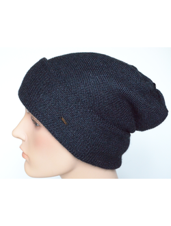 Черная шапка с отворотом Vizio Италия 7000 CRY