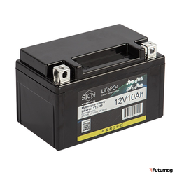 Аккумулятор для мототехники SKN LiFePO4 YTZ10S (12V/10Ah/190A)