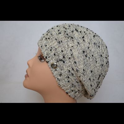 Берет меланжевый летний Vizio Италия