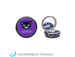 Контейнер для линз Adria с емкостью для раствора и пинцетом
