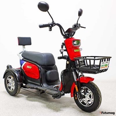 Трицикл GreenCamel Фродо Q2 (60V 500W) дифференциал красный
